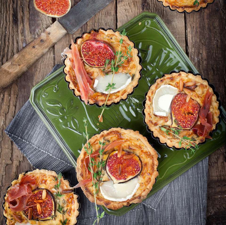 Tarte aux figues et au fromage de chèvre