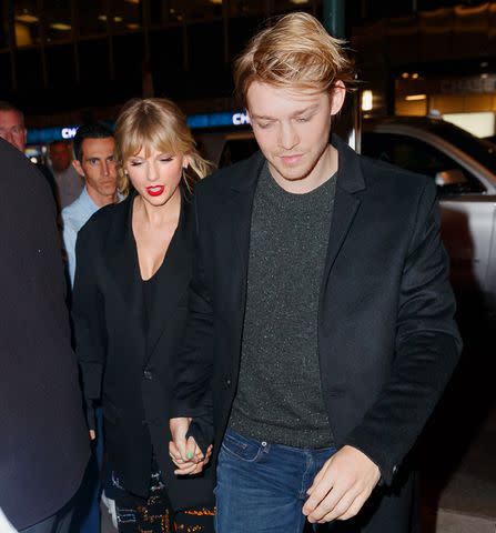 <p>Getty</p> Taylor Swift and Joe Alwyn in 2019