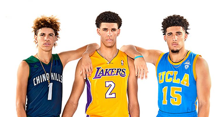 LaMelo, Lonzo y LiAngelo Ball impactaron en las redes sociales; hoy el menor de los tres es el que tiene más alta proyección.