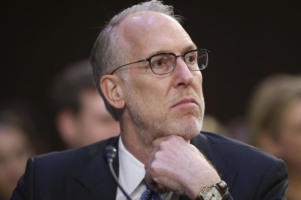 WASHINGTON, DC - JANUARY 24: Joe Berchtold, president and CFO of Live Nation Entertainment, Inc., testifies before the Senate Judiciary Committee during a hearing January 24, 2023 in Washington, DC. The committee heard testimony on the topic 