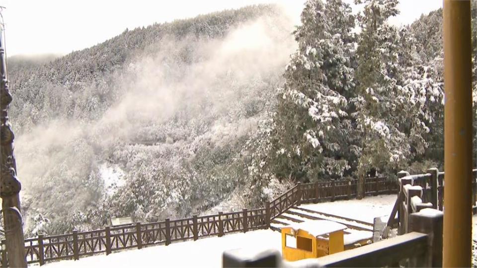 無敵雪景就在太平山 遊客驚呼一秒到北海道