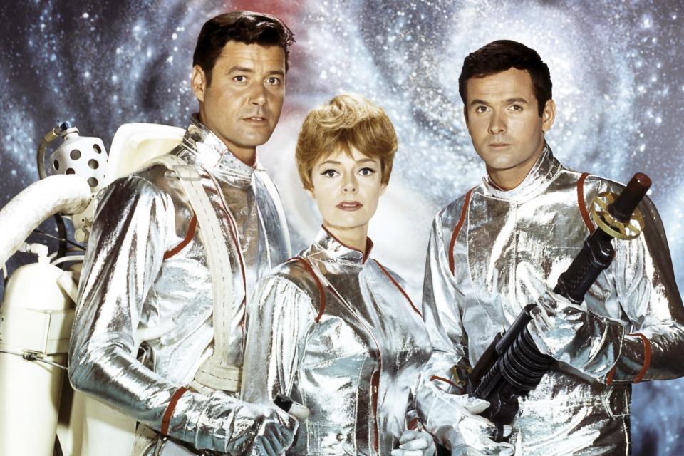 Guy Williams, June Lockhart, and Mark Goddard on 'Lost in Space'