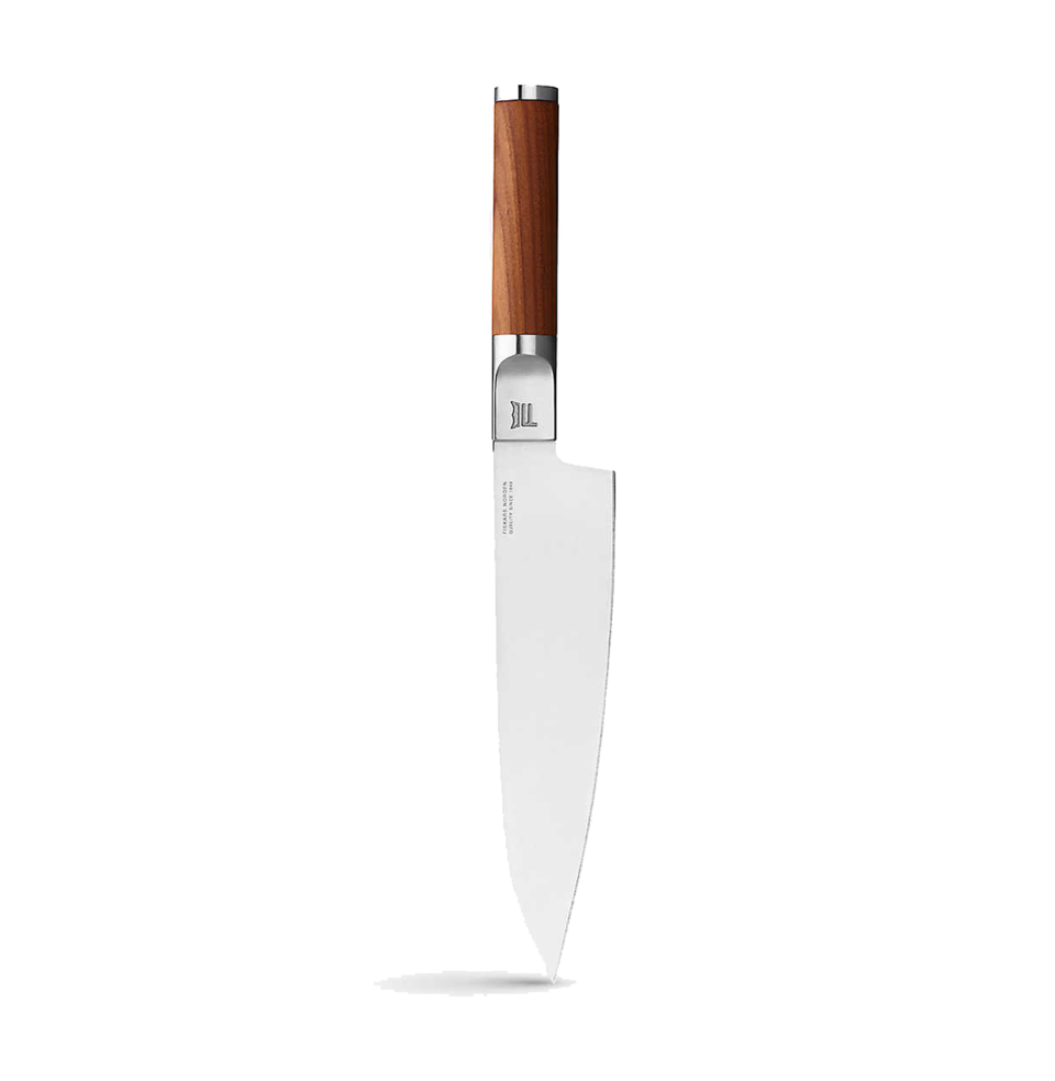 <p><a class="link " href="https://www.selfridges.com/GB/en/cat/fiskars-norden-large-steel-and-wooden-cooking-knife-198cm_R03759728/" rel="nofollow noopener" target="_blank" data-ylk="slk:SHOP;elm:context_link;itc:0;sec:content-canvas">SHOP</a></p><p>Prepping food with a blunt knife is more dangerous than using a super sharp one. It’s also much harder and less enjoyable. Invest in a good blade, look after it well, and it’ll be one of the best purchases you ever make.</p><p>£114.99, Selfridges</p>