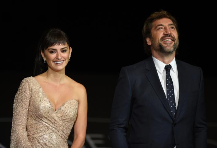 Penelope Cruz and Javier Bardem have acted in nine films together, and two in a row after 2017's "Escobar" and this year's Cannes-opener "Everybody Knows" (AFP Photo/ANDER GILLENEA)