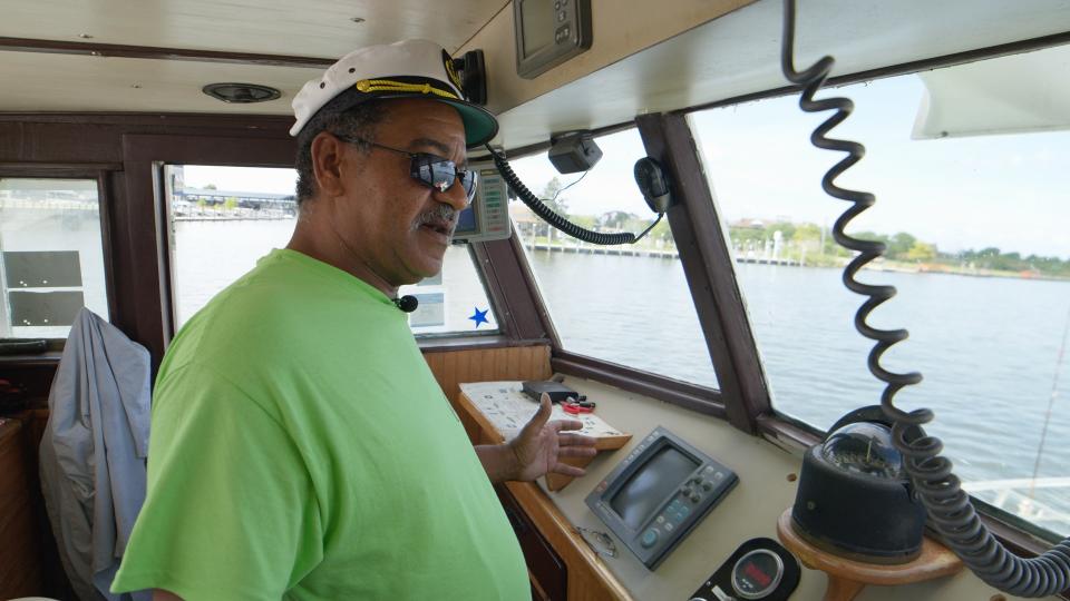 Captain Tyrone Meredith is a fourth generation African American waterman who now runs fishing charters in the Chesapeake Bay area. (TODAY All Day)