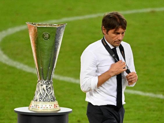Antonio Conte and his Inter side came up short in the Europa League final (Getty Images)