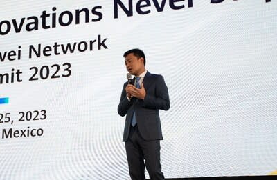 Discurso de apertura de Tony Sze, presidente de Huawei Latin America Enterprise Business (PRNewsfoto/Huawei)