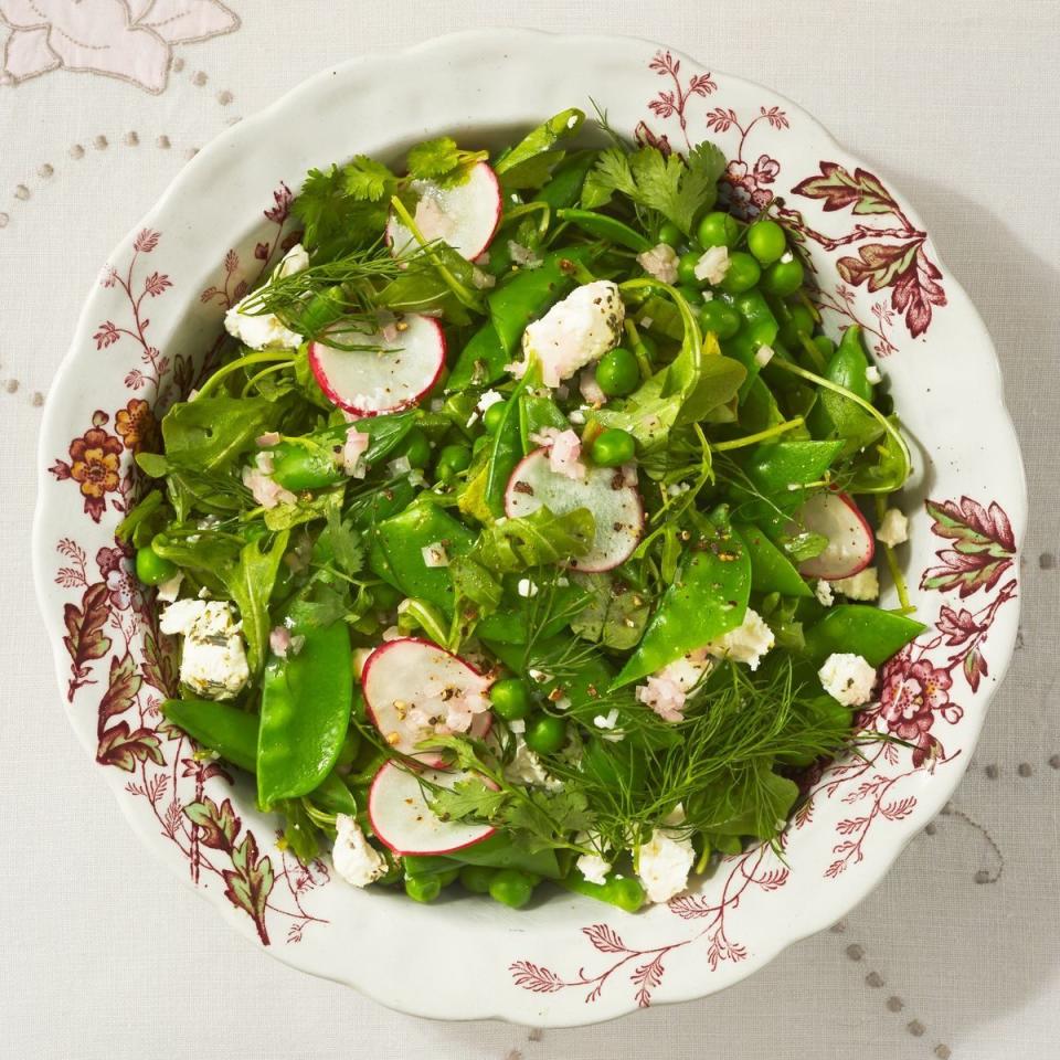 healthy salad recipes arugula three pea