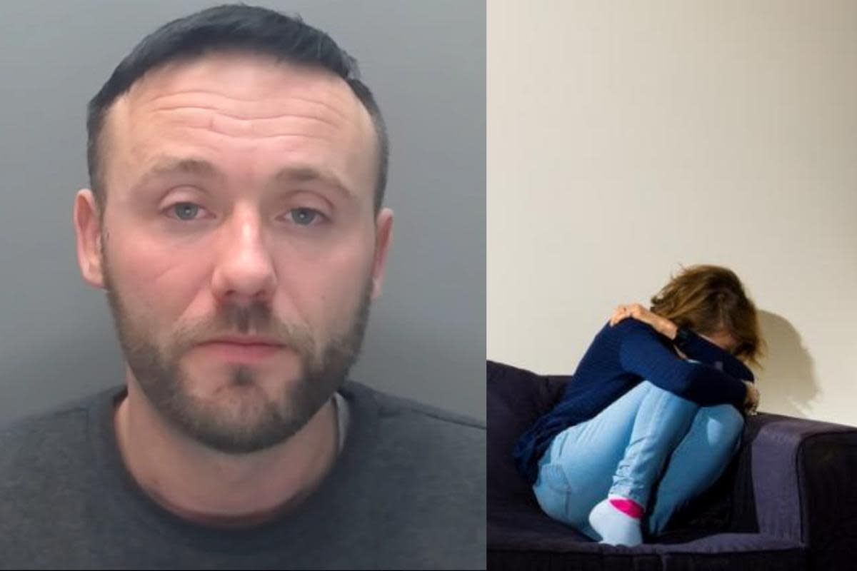 Danny Oxley has been jailed after he attacked his partner in her Darlington flat <i>(Image: Newsquest)</i>
