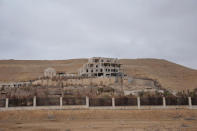 A general view shows a palace complex, which has been recaptured from Islamic State militants, on the edge of Palmyra, March 2, 2017. SANA/Handout via REUTERS