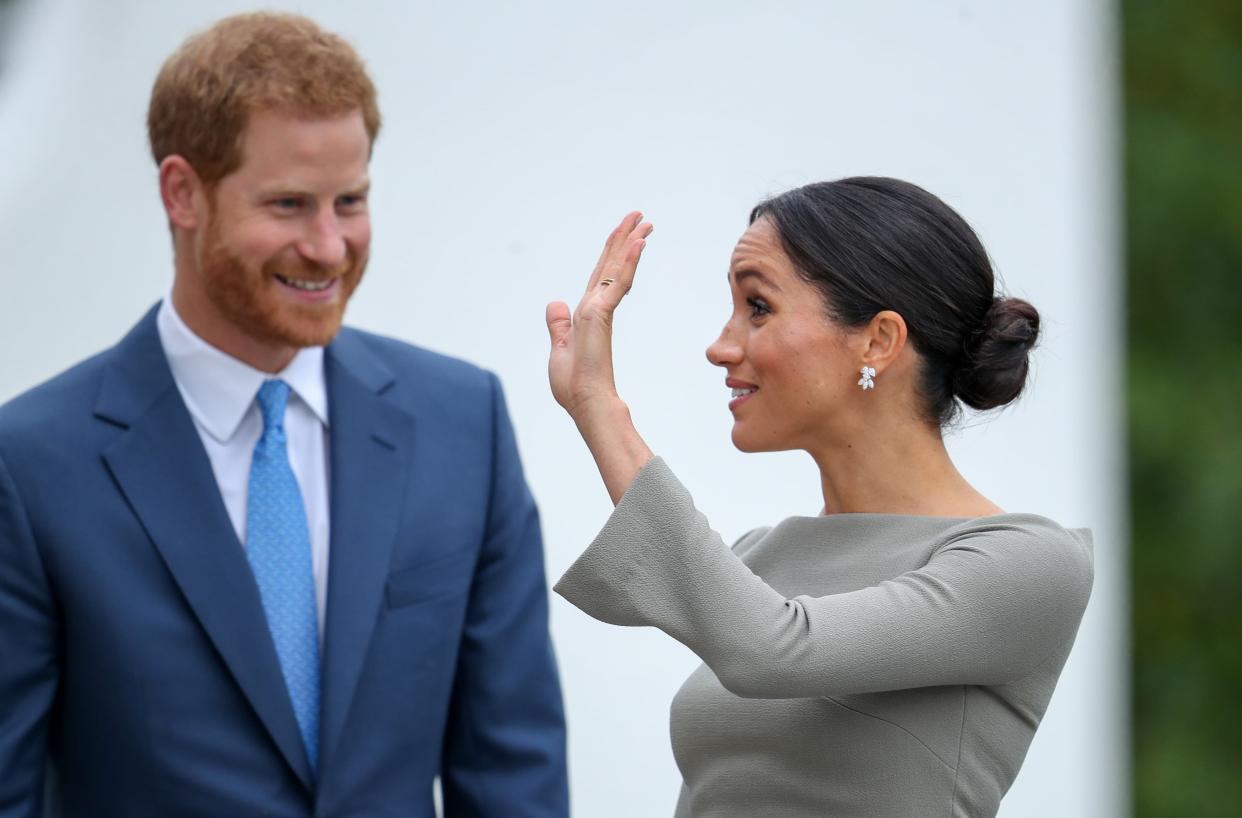 Harry et Meghan - MAXWELLS / AFP / POOL

