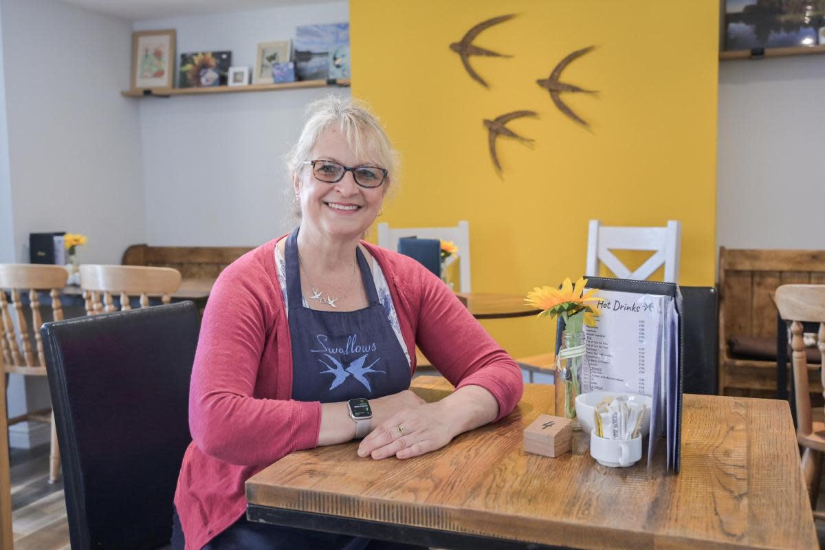 Owner Julie Cameron inside Swallows Coffee Shop in North Walsham Picture: Sonya Duncan <i>(Image: Newsquest)</i>