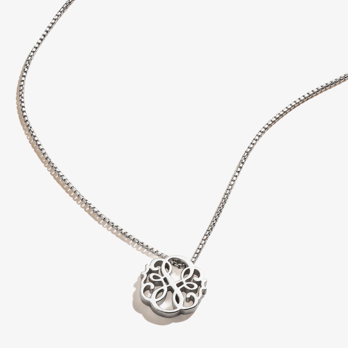 Alex and Ani Path of Life silver necklace on silver chain