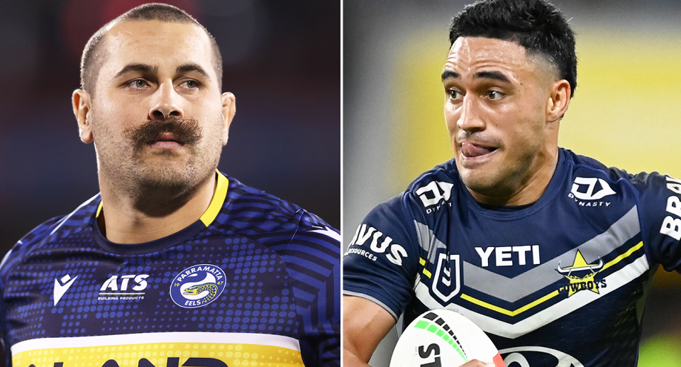 On the right is Valentine Holmes and on the left is Reagan Campbell-Gillard.