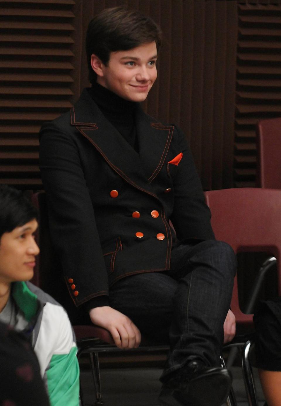 Then: Chris Colfer