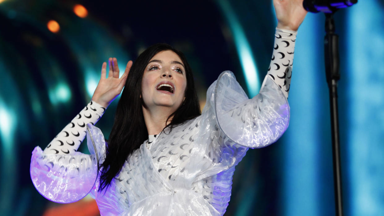 Lorde isn't concerned about trying to match up to the extraordinary success of 'Royals'. (Claudio Cruz/AFP via Getty Images)