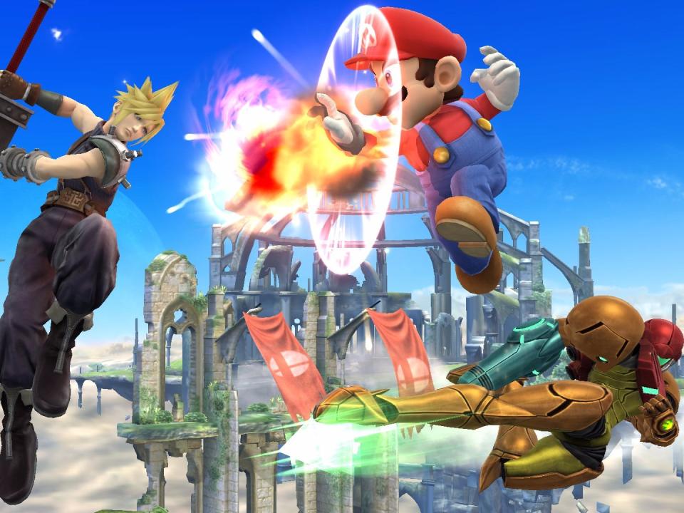 super smash wii u