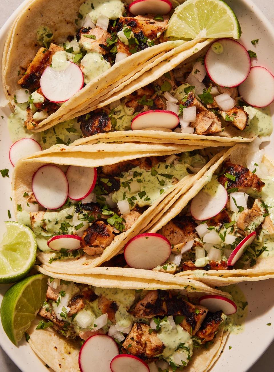 Grilled Chicken Street Tacos