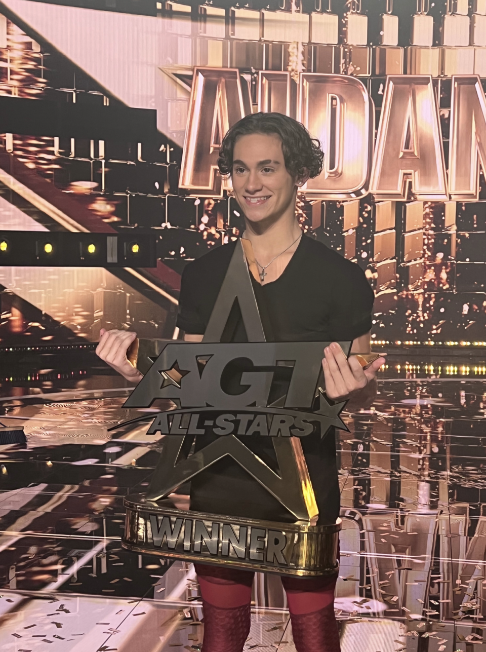 Aerialist Aidan Bryant has been crowned NBC’s first-ever AGT: All-Stars champion.