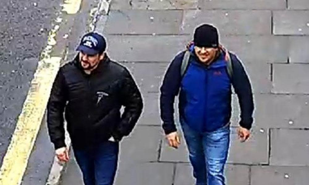 Ruslan Boshirov and Alexander Petrov travelled to the UK in March 2018.