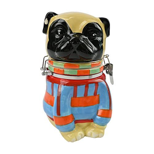 45) Boston Warehouse Pugly Sweater Hinged Jar