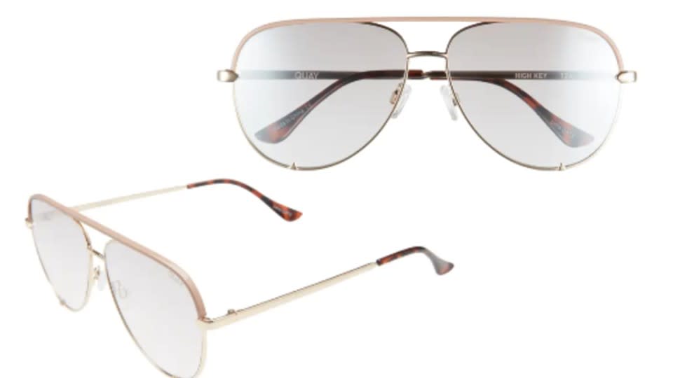 Quay Australia High Key 62mm Oversize Aviator Sunglasses - Nordstrom, $39 (originally $65)