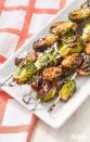 <p>If you thought Brussels sprouts couldn't get any better, wait until you throw them on the grill.</p><p>Get the recipe from <a href="https://edit-delish.hearstapps.com/cooking/recipe-ideas/recipes/a54468/grilled-brussels-sprouts-recipe/" rel="nofollow noopener" target="_blank" data-ylk="slk:Delish;elm:context_link;itc:0;sec:content-canvas" class="link ">Delish</a>.</p>