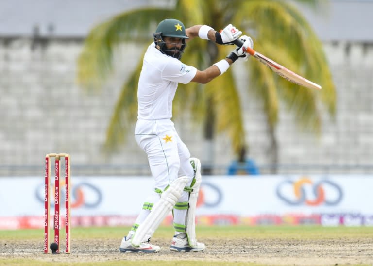 Misbah-ul-Haq of Pakistan was left stranded on 99 not out