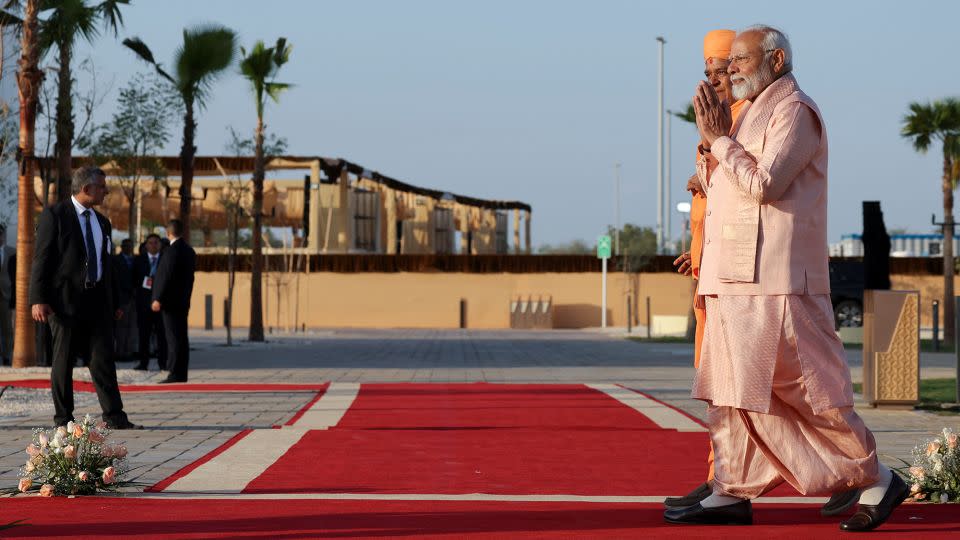 Modi's inauguration of the temple comes before India's general election, scheduled for the spring. - Amr Alfiky/Reuters