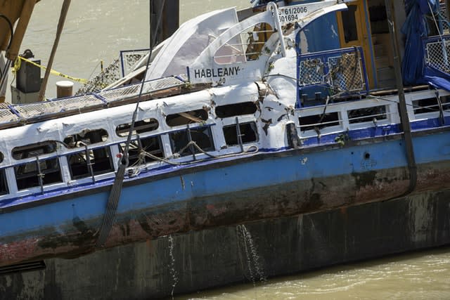 Hungary Capsized Boat