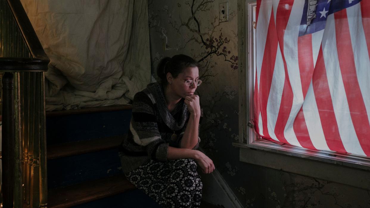 Rebecca Fritz started squatting in an abandoned house in Detroit with her family in 2013 when they had nowhere else to live. (Photo: Sean Proctor for HuffPost)