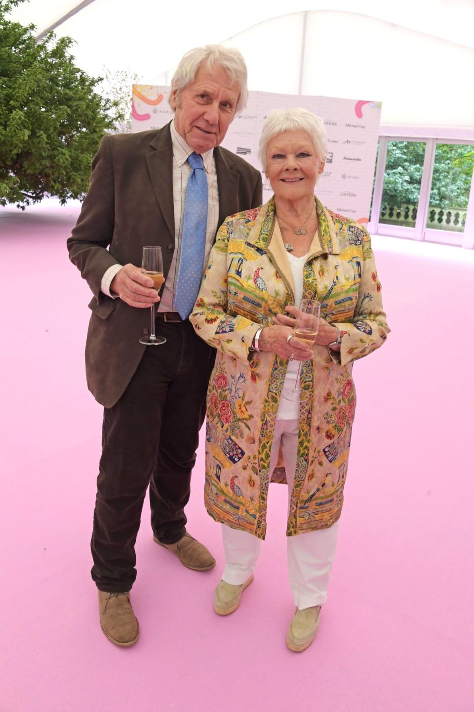 Dench has recalled her partner David Mills recently had to cut up her food due to her failing sight (Dave Benett/Getty Images for Geo)