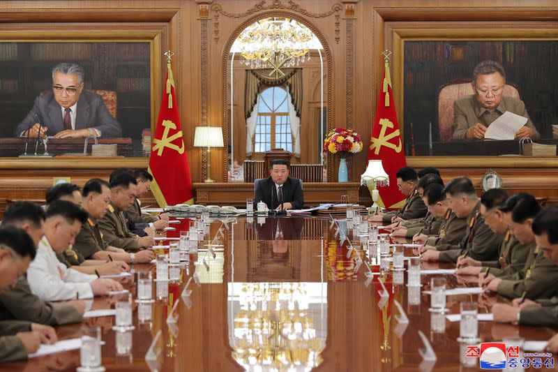 Meeting of the Central Military Commission of the Workers' Party of Korea in Pyongyang