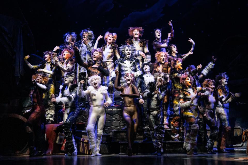 The company of the 2021-2022 national tour of CATS comes to The Kentucky Center January 18-23, 2022