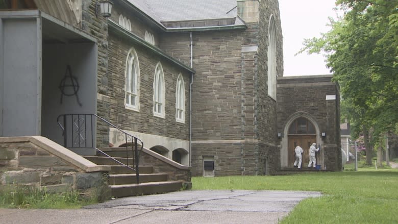 Halifax cemetery and church hit by vandals