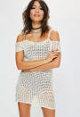 <p>White crochet knitted supported bardot mini dress, £25, <a rel="nofollow noopener" href="https://www.missguided.co.uk/white-crochet-knitted-supported-bardot-mini-dress-10043807" target="_blank" data-ylk="slk:Missguided;elm:context_link;itc:0;sec:content-canvas" class="link ">Missguided</a></p>