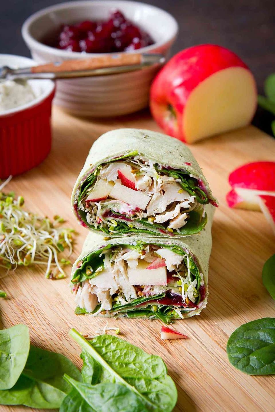 Leftover Turkey Wrap