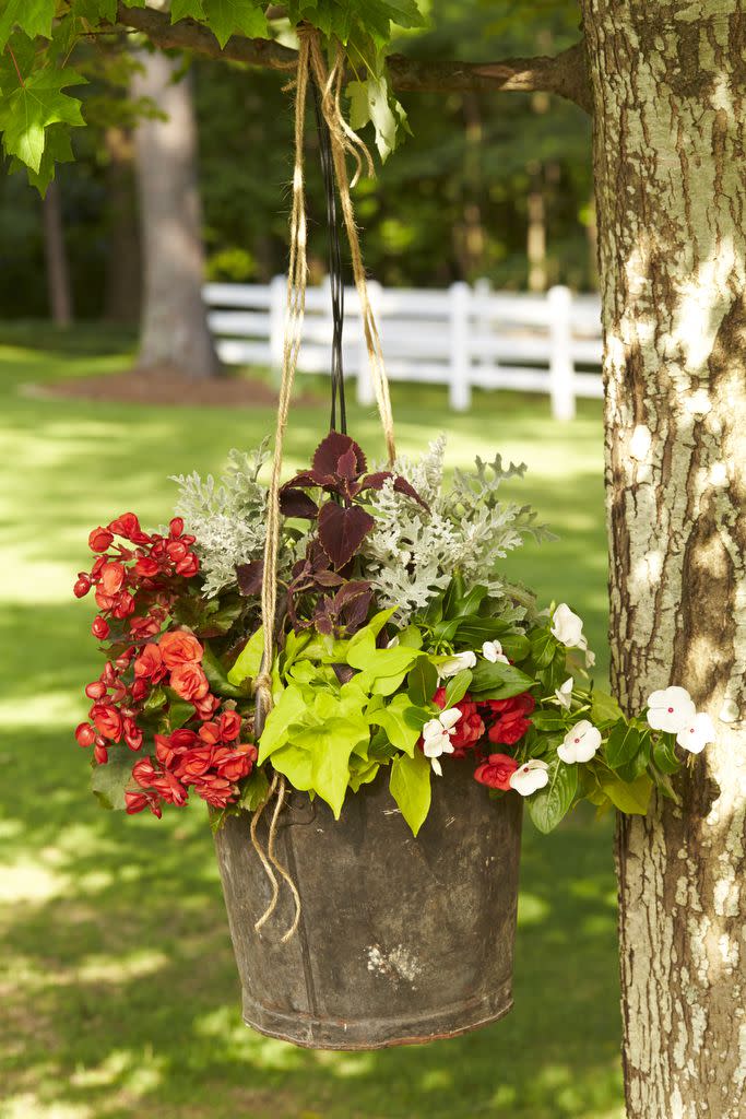 Hang a Rustic Container