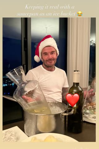 <p>Victoria Beckham/Instagram</p> David Beckham celebrated Christmas early with wife Victoria and most of his kids.