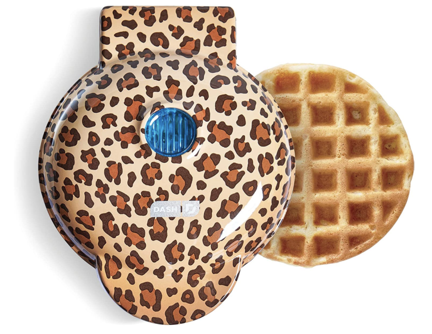 Dash Rainbow Print Mini Waffle Maker