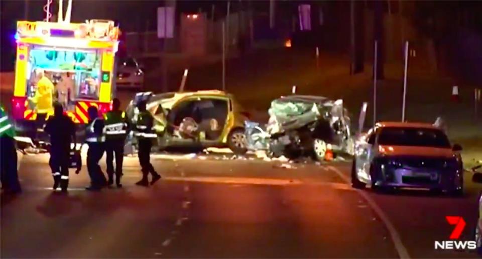 The driver of the vehicle that struck the Hoang’s car was allegedly driving at speeds more than 100km/h. Source: 7News