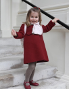 <p>What a cutie! Prince William and Kate’s Princess Charlotte headed out for her first day of nursery school — but not before her mom could snap some pics. (Photo: <a rel="nofollow noopener" href="https://www.instagram.com/p/BdsccZ-gYel/?taken-by=kensingtonroyal" target="_blank" data-ylk="slk:Kensington Royal via Instagram;elm:context_link;itc:0;sec:content-canvas" class="link ">Kensington Royal via Instagram</a>) </p>