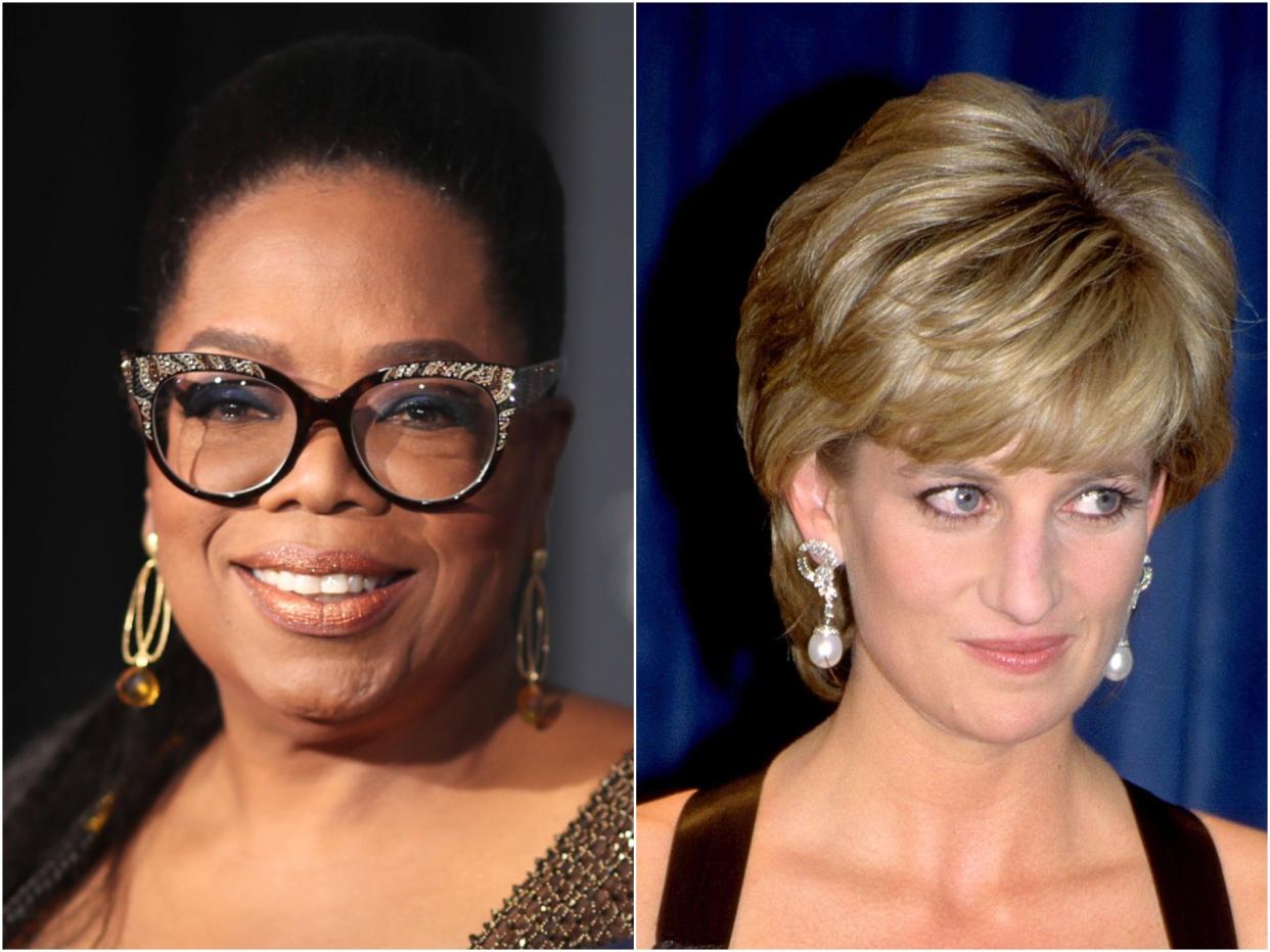 <p>Winfrey no logró obtener una charla televisada con la madre de Harry, la princesa Diana.  </p> (Getty Images)