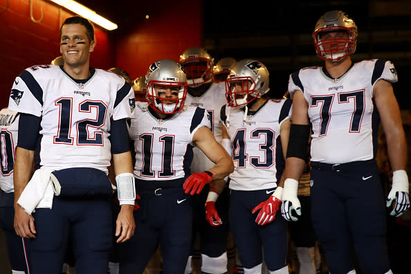 Happy to be back: on Sunday, Tom Brady played at San Francisco for the first time in his career. (Getty Images)