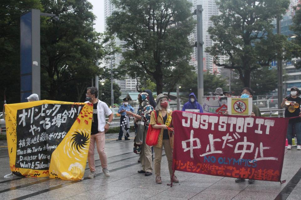 Olympic protests in Tokyo