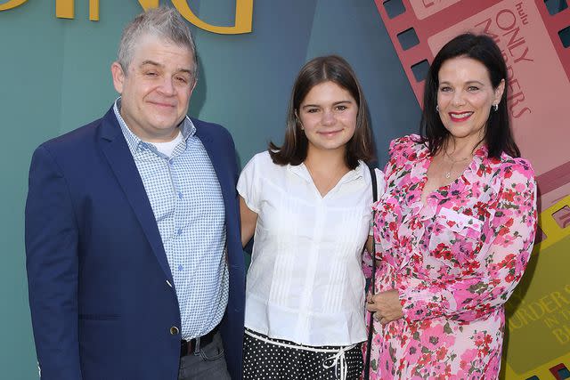 <p>Steve Granitz/FilmMagic</p> Patton Oswalt, Alice Oswalt and Meredith Salenger