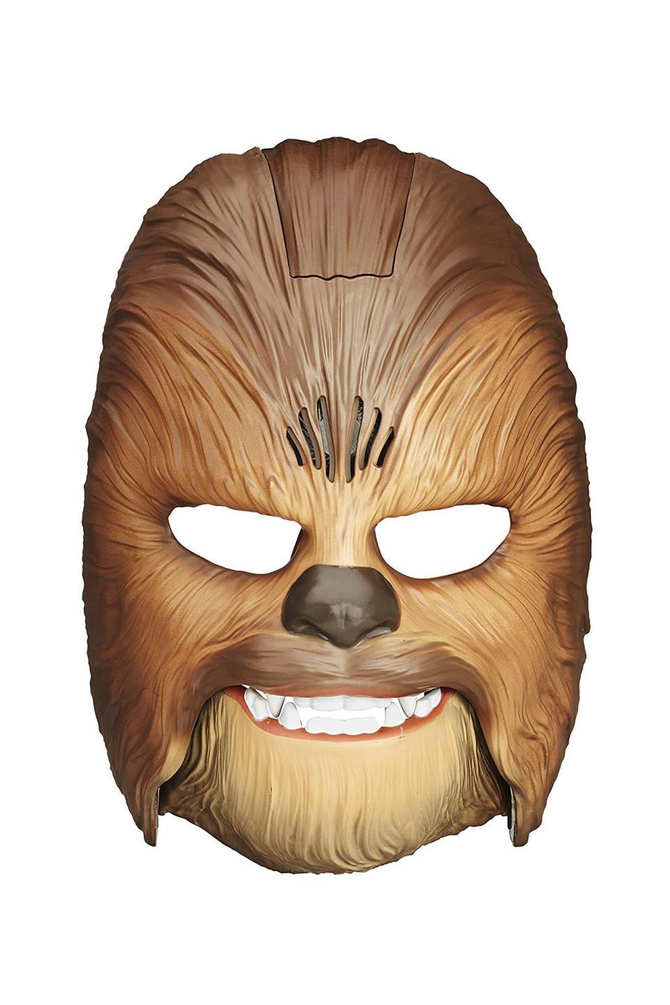 <p><strong>star wars</strong></p><p>amazon.com</p><p><a rel="nofollow noopener" href="https://www.amazon.com/d/Boys-Costume-Accessories/Star-Wars-Roaring-Chewbacca-Exclusive/B00SOFZTCW" target="_blank" data-ylk="slk:Shop Now;elm:context_link;itc:0;sec:content-canvas" class="link ">Shop Now</a></p><p>The funniest gift for any <em>Star Wars </em>lover. Just be on the lookout in case you see a Chewbacca coming around the corner to scare you!</p>