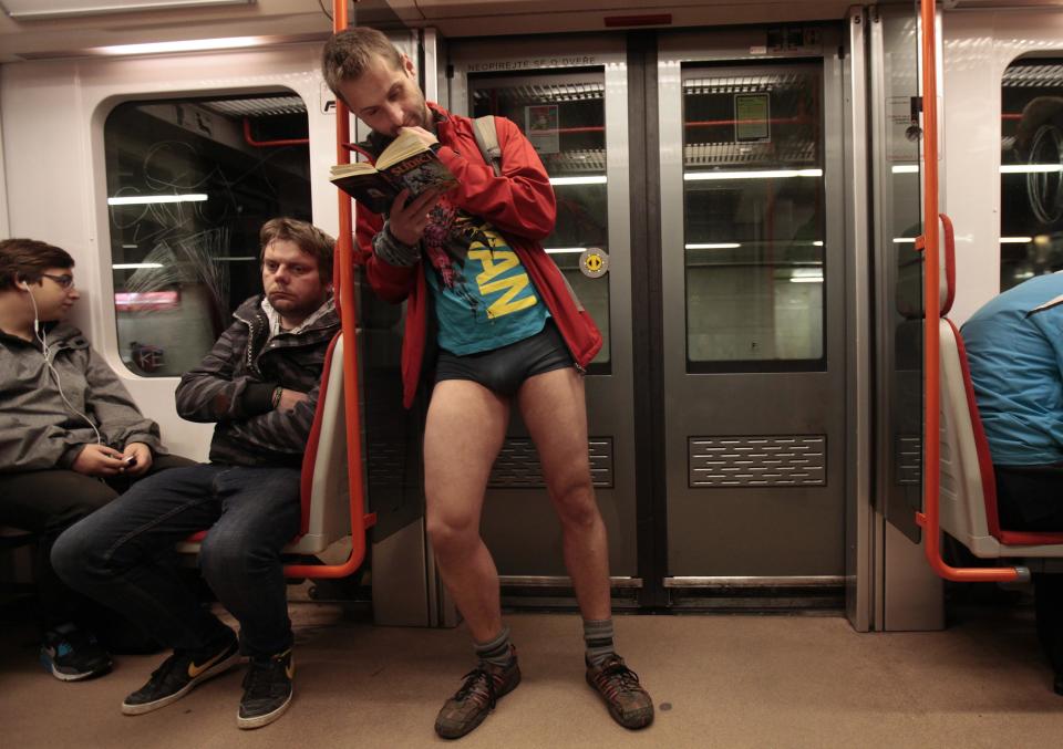 No Pants Subway Ride