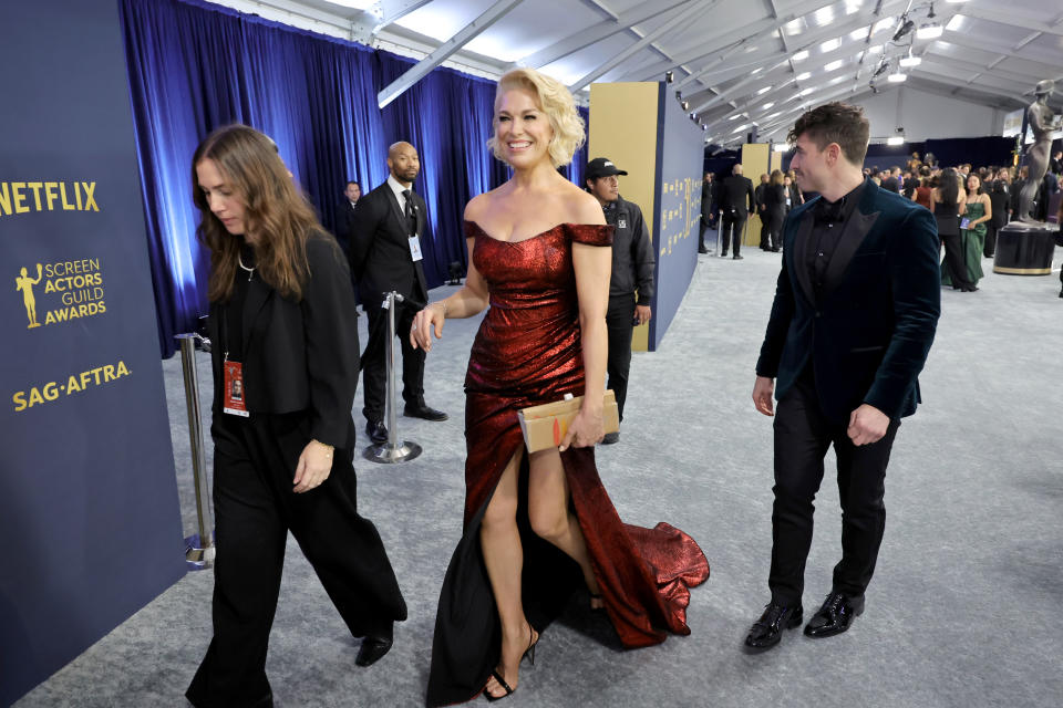 Hannah Waddingham en los SAG Awards 2024 en Los Angeles, California. (Photo by Kevin Winter/Getty Images)