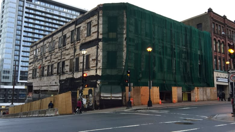 Downtown road closures extended as work continues for new 16-storey building